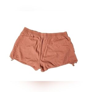 Madewell mauve elastic waist shorts size L